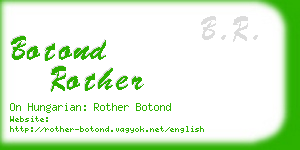 botond rother business card